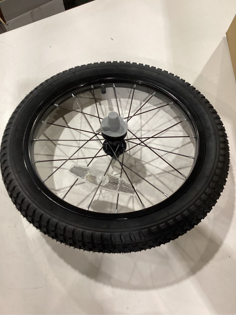 joystar 16 inch kids bike front wheels replacement with 16 inch air rubber tire black don't fit with