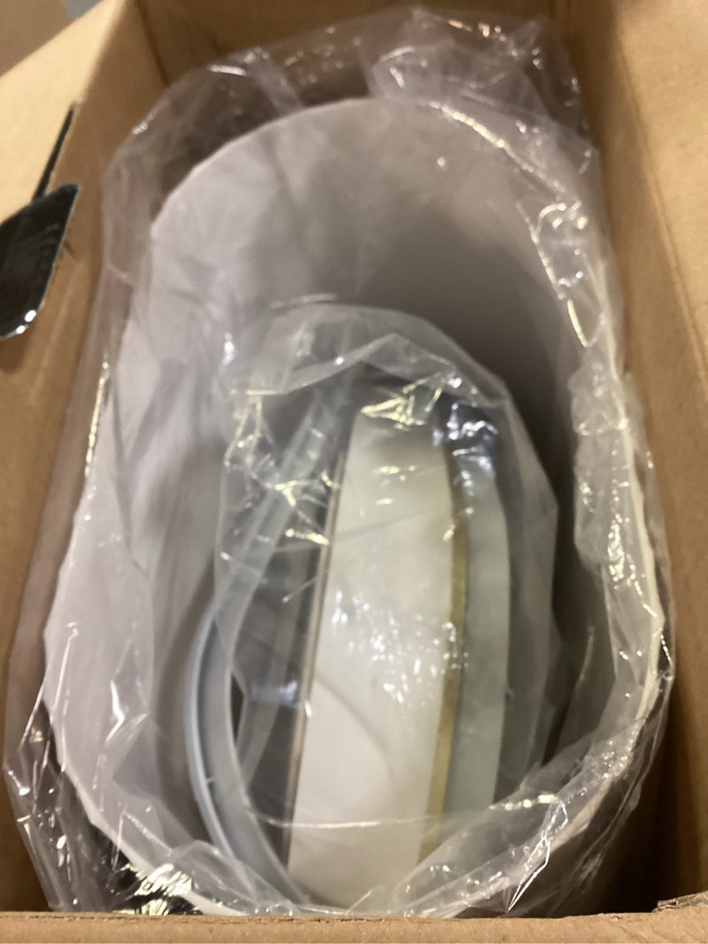 Condition photo showing Good Condition for elpheco bathroom trash can with lid 2 gallon sensor garbage can, automatic trash bin, motion sensor trash can, ipx5 waterproof plastic wastebasket for bathroom, bedroom, kitchen, office, white gold