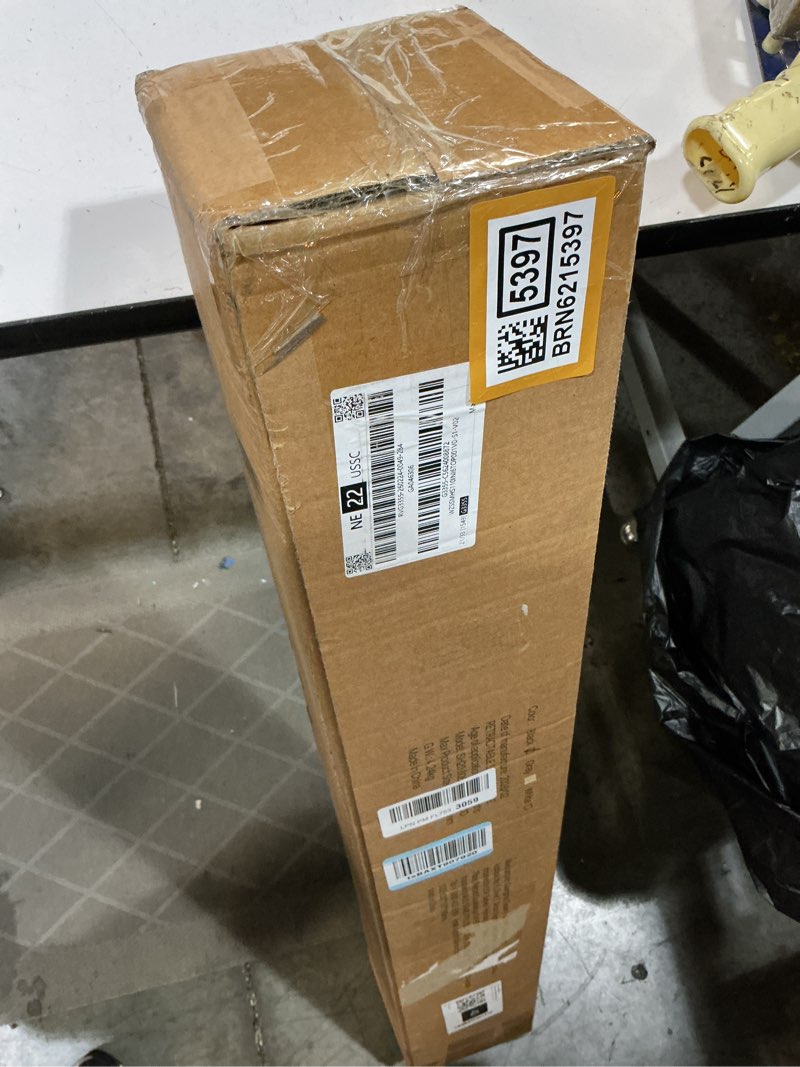 Condition photo showing Good Condition for vevor retractable baby gate, 34 inch tall, extends up to 110 inch wide, retractable gate for kids or pets, mesh material, easy to install for indoor stairs, doorways, hallways, playrooms, black black 34x110 inch