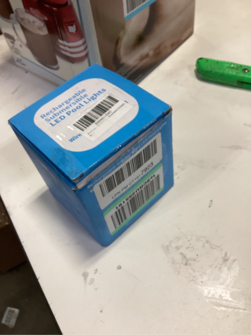 Condition photo showing New/Like New for Purheme Pool Lights, Rechargeable Smart Magnetic Underwater Light with APP Control, Dimmable IP68 Wa