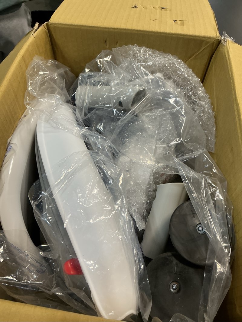 Condition photo showing As Is for Dream On Me Portable 2-in-1 Tabletalk High Chair, Convertible Compact High Chair, Light Weight Portable Highchair, Grey Gray