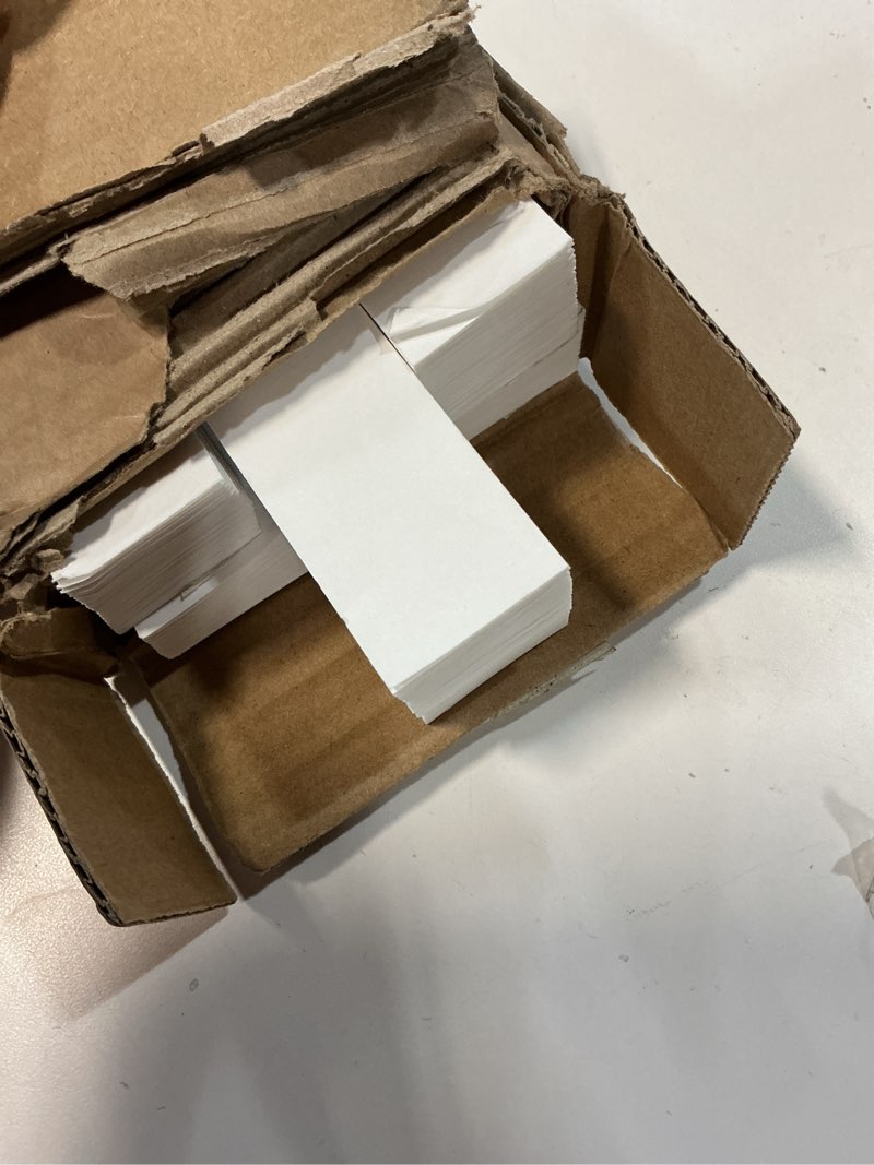 Condition photo showing As Is for Changshade 6-Pack Pleated Paper Temporary Shades Cordless Light Filtering Cut to Size Temporary Paper Blinds for Indoor Windows of Office, Bedroom, Bathroom, Living Room, 36" W x 72" H, White White 36" x 72"-6PC