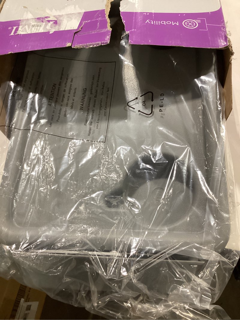 Condition photo showing Good Condition for dmi walker tray, rollator tray, mobility and walker accessory tray table fits most standard walkers, folding with two cup holders and tool free assembly, 16 x 11.8 inch gray 1 count (pack of 1)