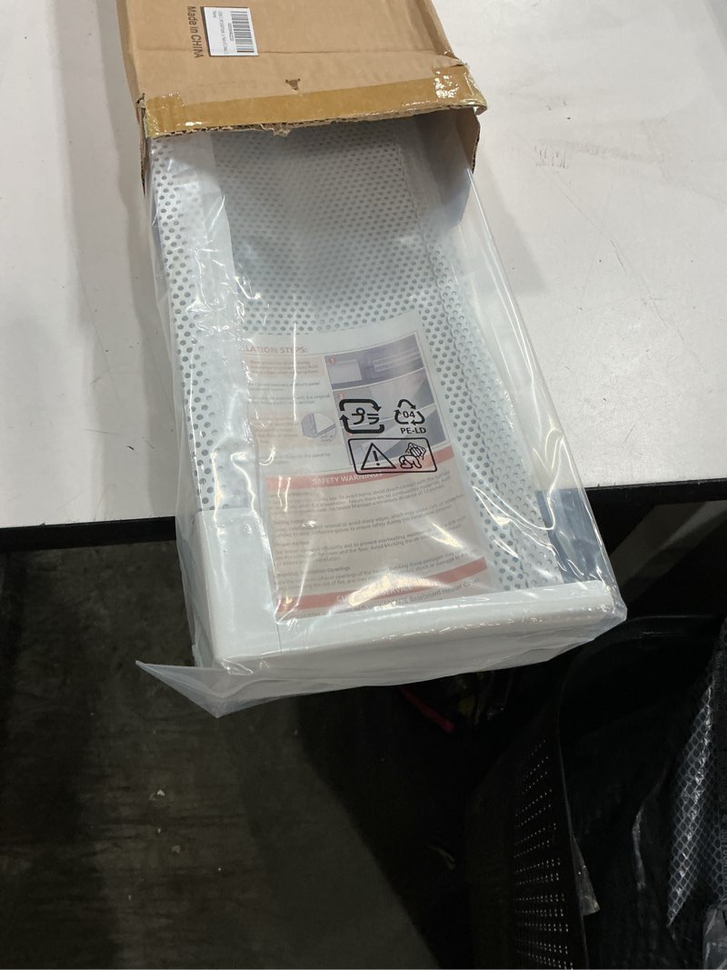 Condition photo showing New/Like New for 6ft Steel Easy Slip-On Baseboard Heater Cover with End Caps for Bathroom & Hydronic System for Replacing Old Cover, White Cover 6ft?With End Caps?