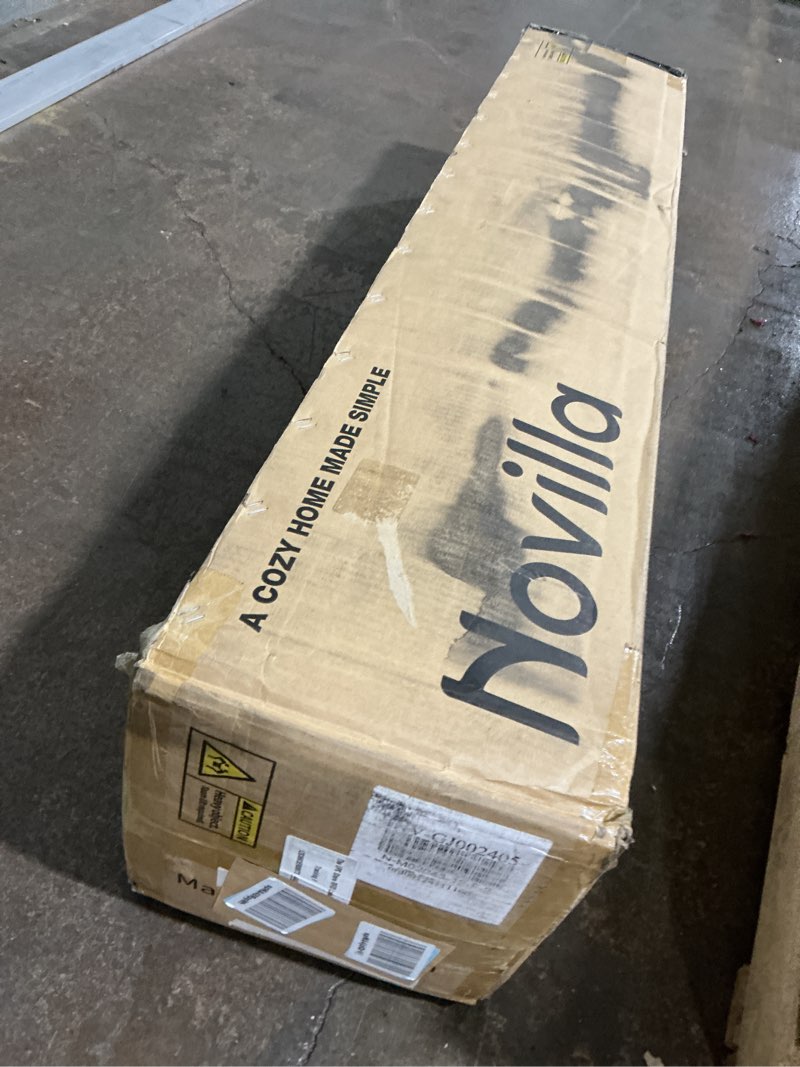 Condition photo showing As Is for Novilla Full Size Mattress, 12 Inch Hybrid Mattress in A Box, Pocket Innerspring for Motion Isolation, Supportive & Pressure Relief White & Grey 12 Inches Full