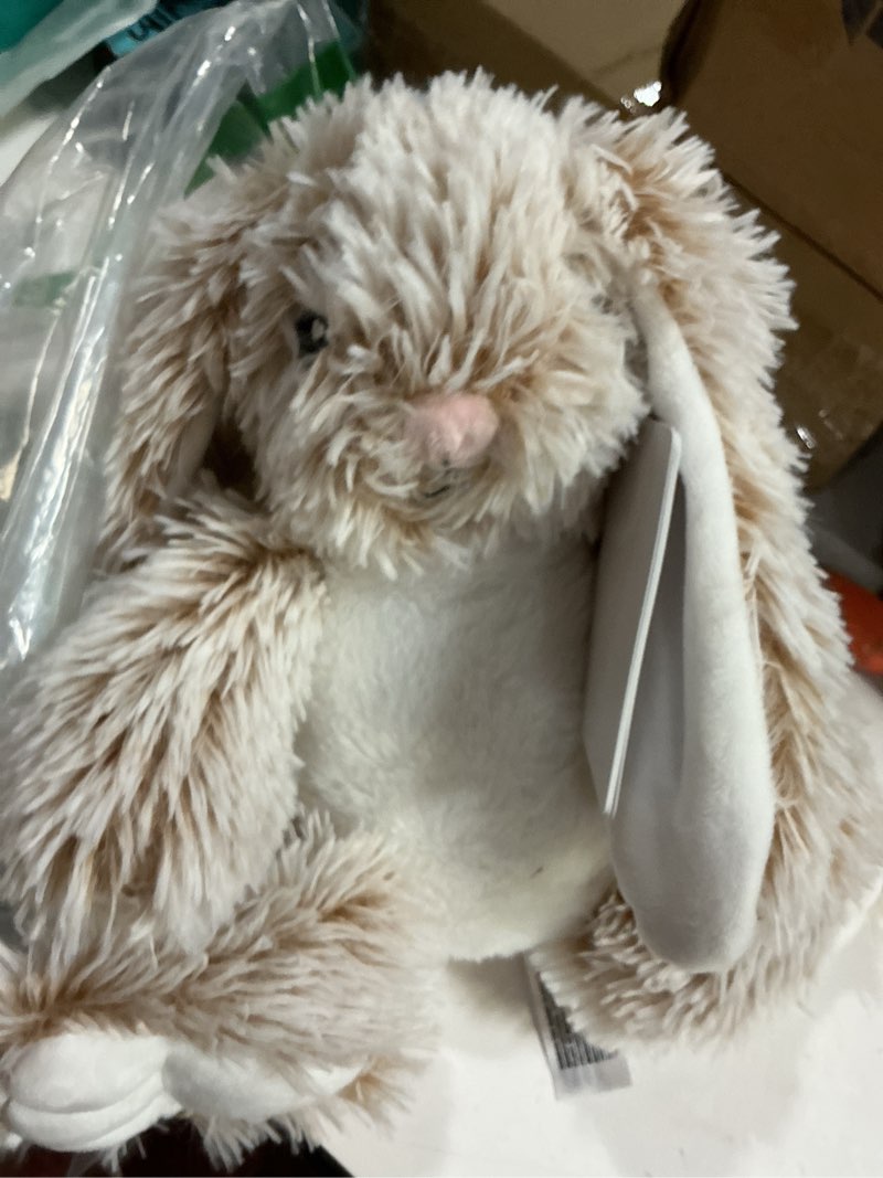 Condition photo showing Good Condition for Bunny Microwavable & Weighted Stuffed Animals - 1.5 Lbs Unscented Heating Pad for Period Cramps Pain Relief and Anxiety, Cute Bunny Plush Toys Gifts for Women Girls Adults and Kids by Happy Fuel