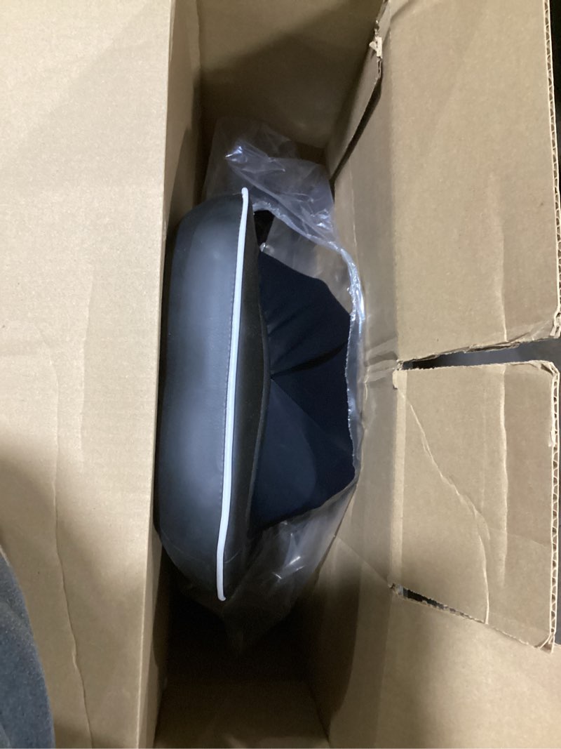 Condition photo showing As Is for Mynt FSA Eligible HSA Approved Shiatsu Neck and Back Massager for Chair with 10 Deep Kneading Nodes, 2D & 3D Back Massage with Heat, Portable Spot Massage Chair Pad (Black)