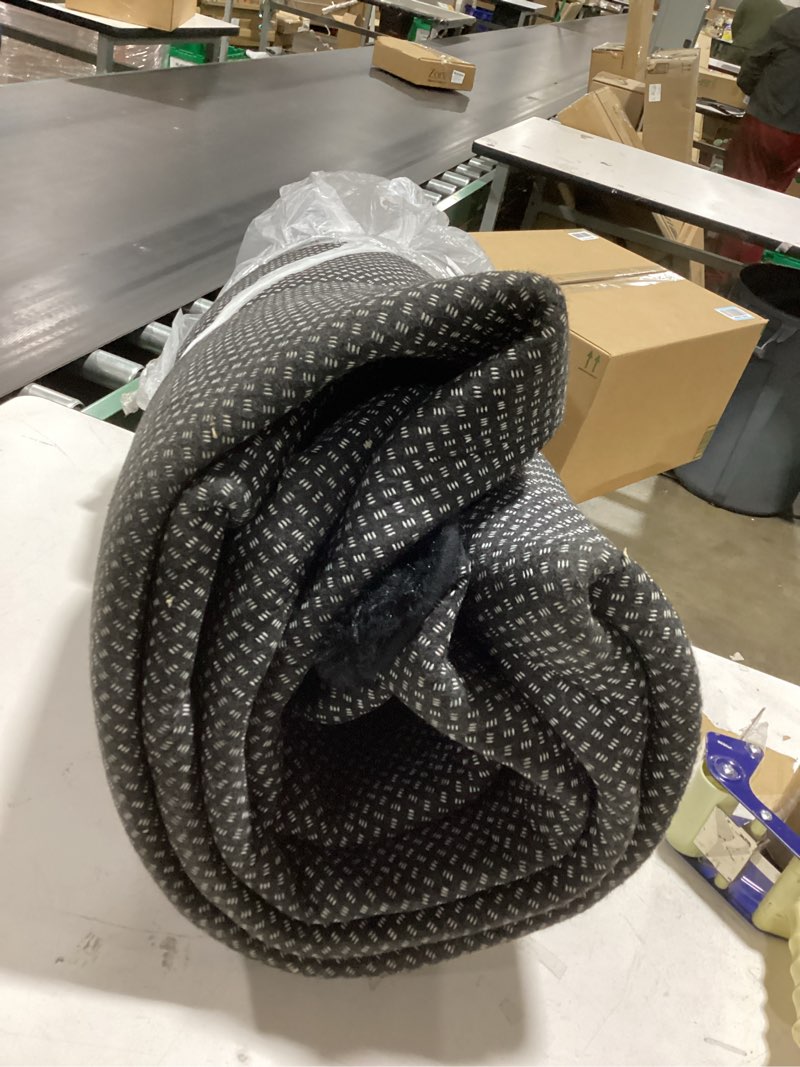 Condition photo showing Good Condition for 8x10ft black fuzzy plush living room rugs,large soft fluffy bedroom area rugs non-slip shaggy carpet for nursery kids playroom dorm office indoor modern carpets black 8' x 10' (rectangular)