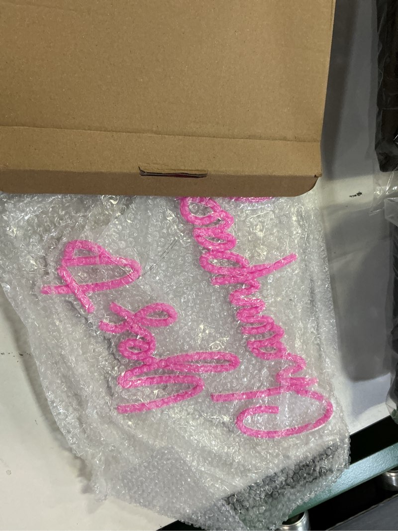 Condition photo showing Good Condition for Kavaas Yes to Champagne Neon Sign 15" x 9.1", Neon Bar Signs for Home Bar Decor, Man Cave Pub Party - Best Gifts for Champagne Lover, Birthday, Christmas Yes to Champagne_YTC