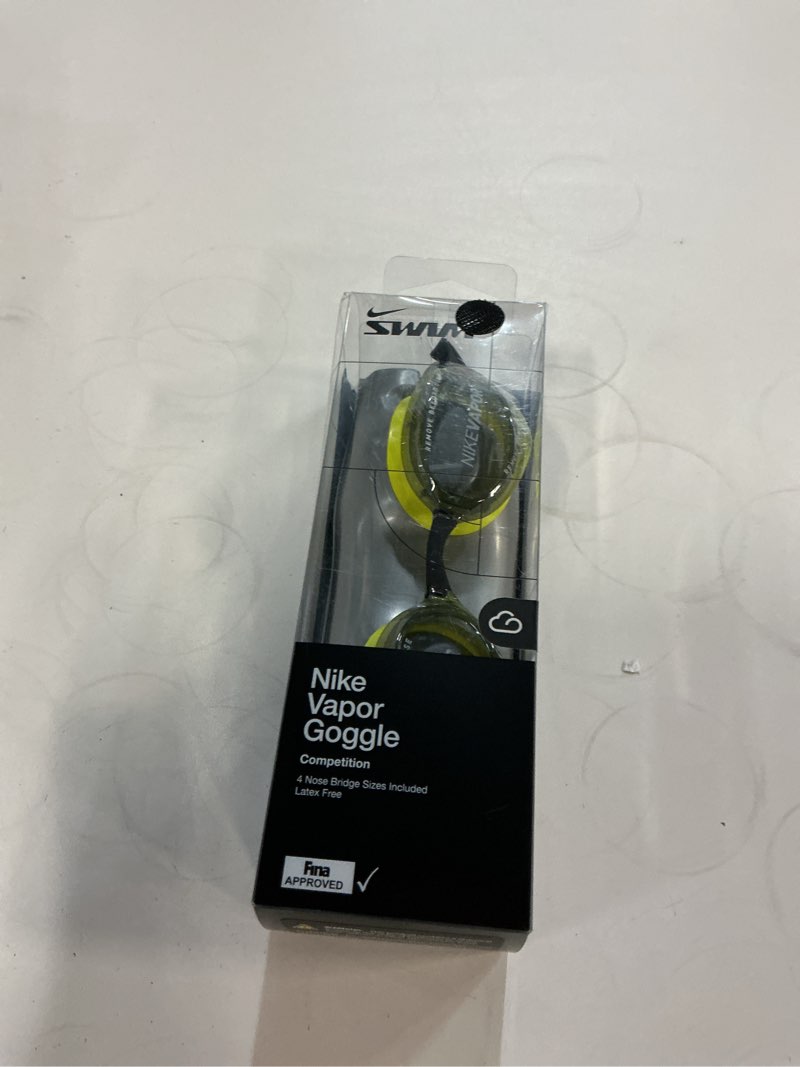 Condition photo showing Good Condition for nike adults' vapor performance swim goggles gray - swim and diving accessories at academy sports