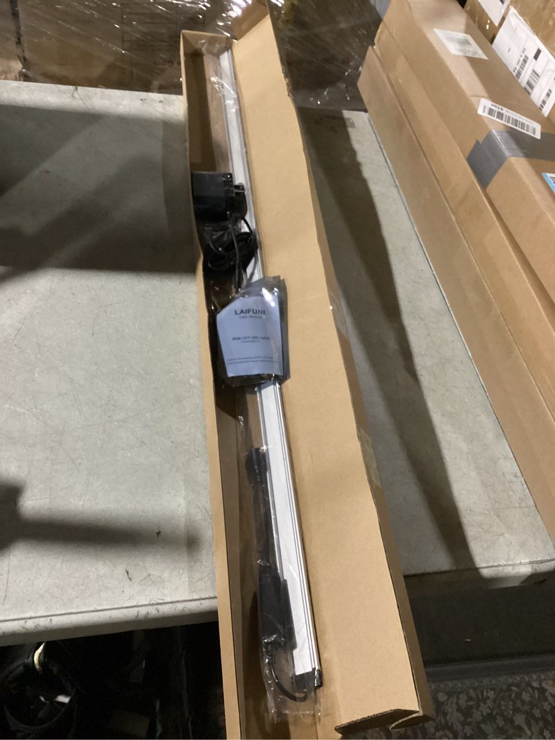 Condition photo showing Good Condition for Dimmable Under Cabinet Lighting, RGB LED Light Bar, RF Remote Control Lamp, Multicolor Under Counter Lights for Desk, Room, Cupboard, Hallway, Shelf, Closet (36 Inch)