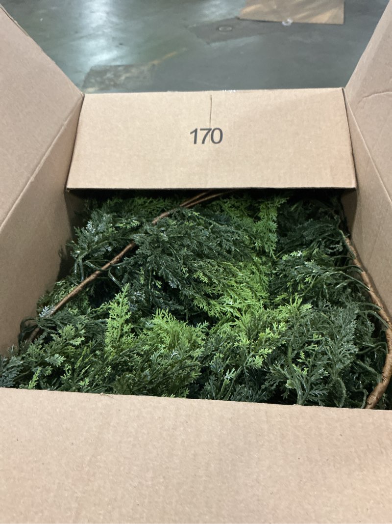 15ft christmas garland norfolk pine garland real touch artificial greenery garland for mantle firepl