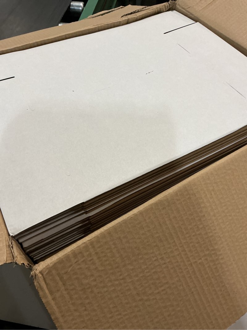 Condition photo showing Good Condition for 11x10x3 inches white shipping boxes set of 25?cardboard boxes recyclable corrugated boxes mailers for small business, transporting, packaging storage boxes and craft gifts giving products box white 11''x10''x3