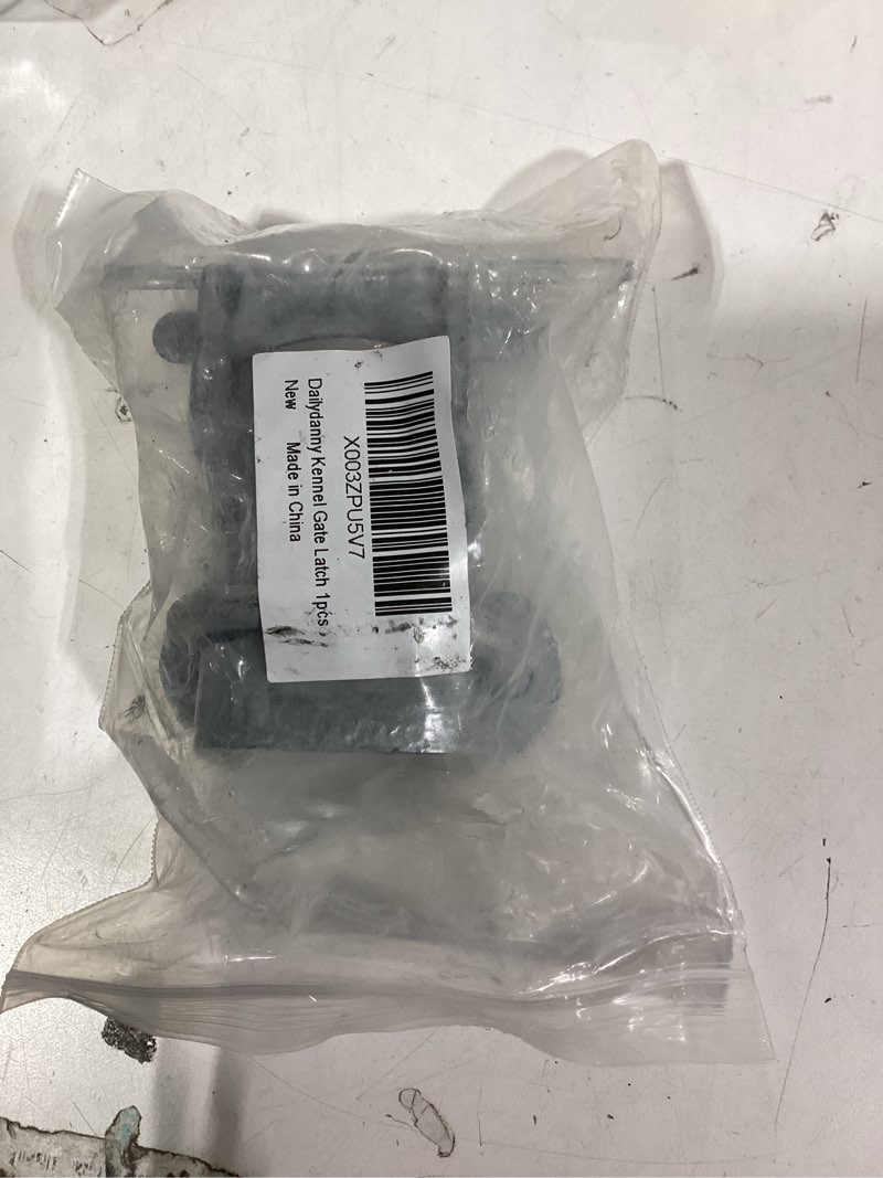Condition photo showing As Is for kennel gate latch 1-3/8", chain link fence gate butterfly latch for dog kennels and kennel panels (1 pcs) 1 piece
