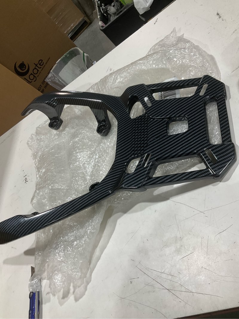 Condition photo showing Good Condition for honda adv 150/160 aftermarket carbon fiber-pattern rear luggage rack and top box mounting bracket