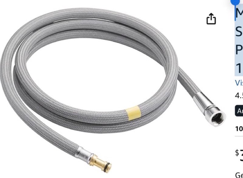 (Similar to stock photo) Moen Replacement Hose Service Kit for Moen Pulldown Kitchen Faucets, 150259