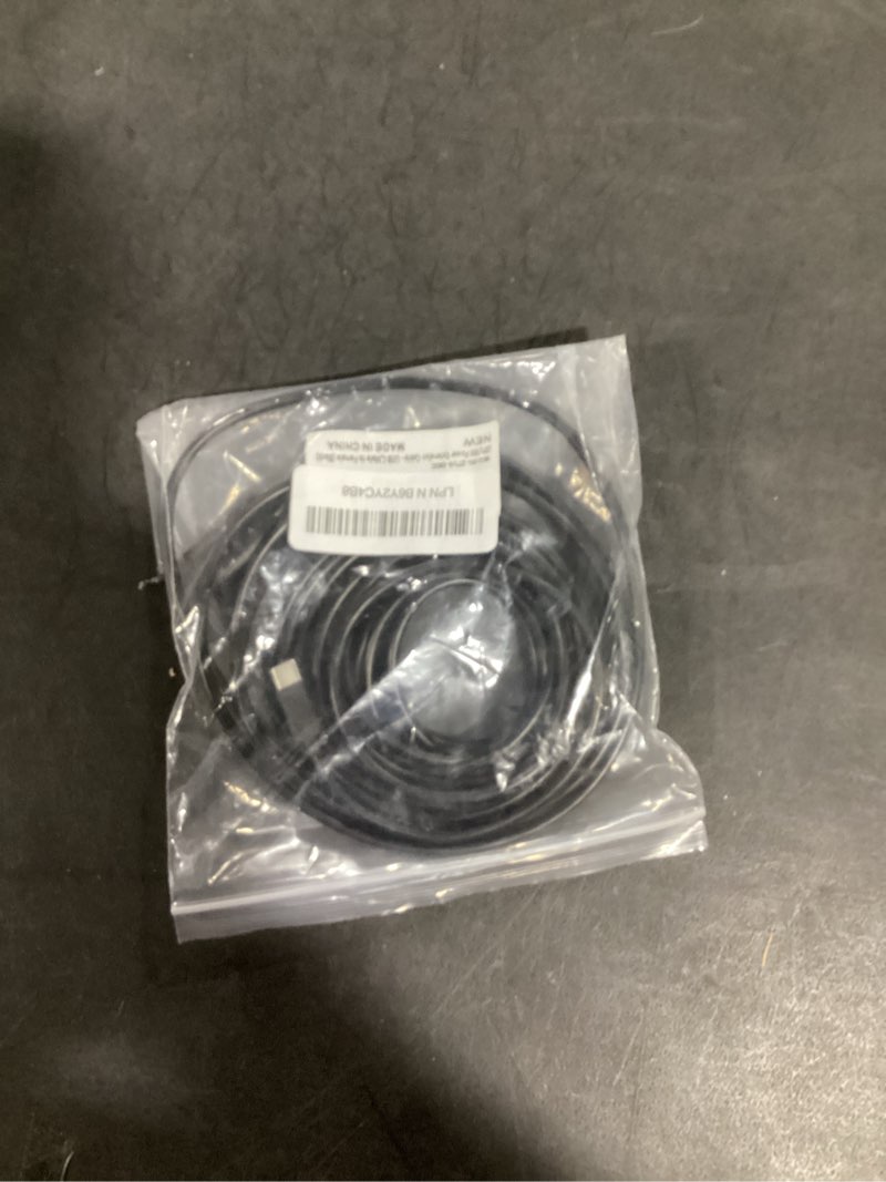 Condition photo showing Good Condition for long type c extension cable, usb c male to female extender cord compatible with ring pan-tilt indoor cam (2024 release)? mag-safe charger? iphone16 /15 (black, 20ft) 20ft black