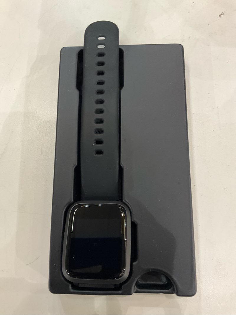 Condition photo showing New/Like New for Fitness Tracker Watch with Heart Rate Monitor, Large Screen Activity Tracker with Pedometer, Sleep Monitor, Calories & Step Counter, 5ATM Waterproof Smart Watch for Women Men Fitness Watch for Sports Black