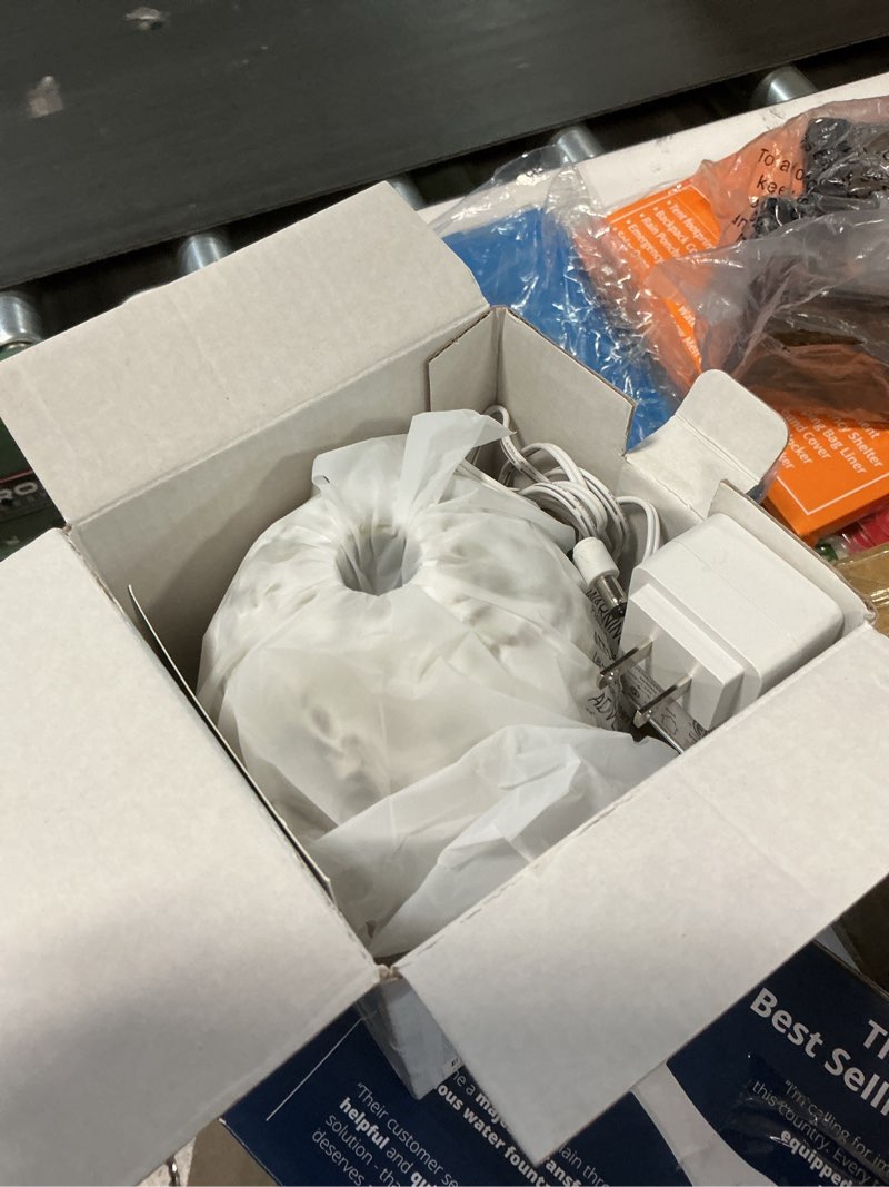 Condition photo showing Good Condition for Essential Oil Diffuser – 2.4MHz Ultrasonic Aromatherapy Diffuser, Health Night Light, Timer & Auto Shut-Off, BPA-Free, 120ml Aroma Diffuser for Home, Office, Spa, Yoga, Hotel Gray Smoke Ceramic