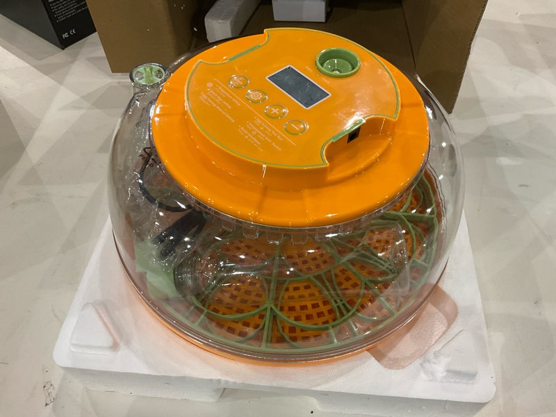 Condition photo showing New/Like New for 18 Egg Incubators for Hatching Eggs, Egg Incubator Incubator with Automatic Turning and Humidity Control, Auto Water Replenishment, 2 Size Trays, Air Vent, for Chicken Duck Quail Goose Eggs