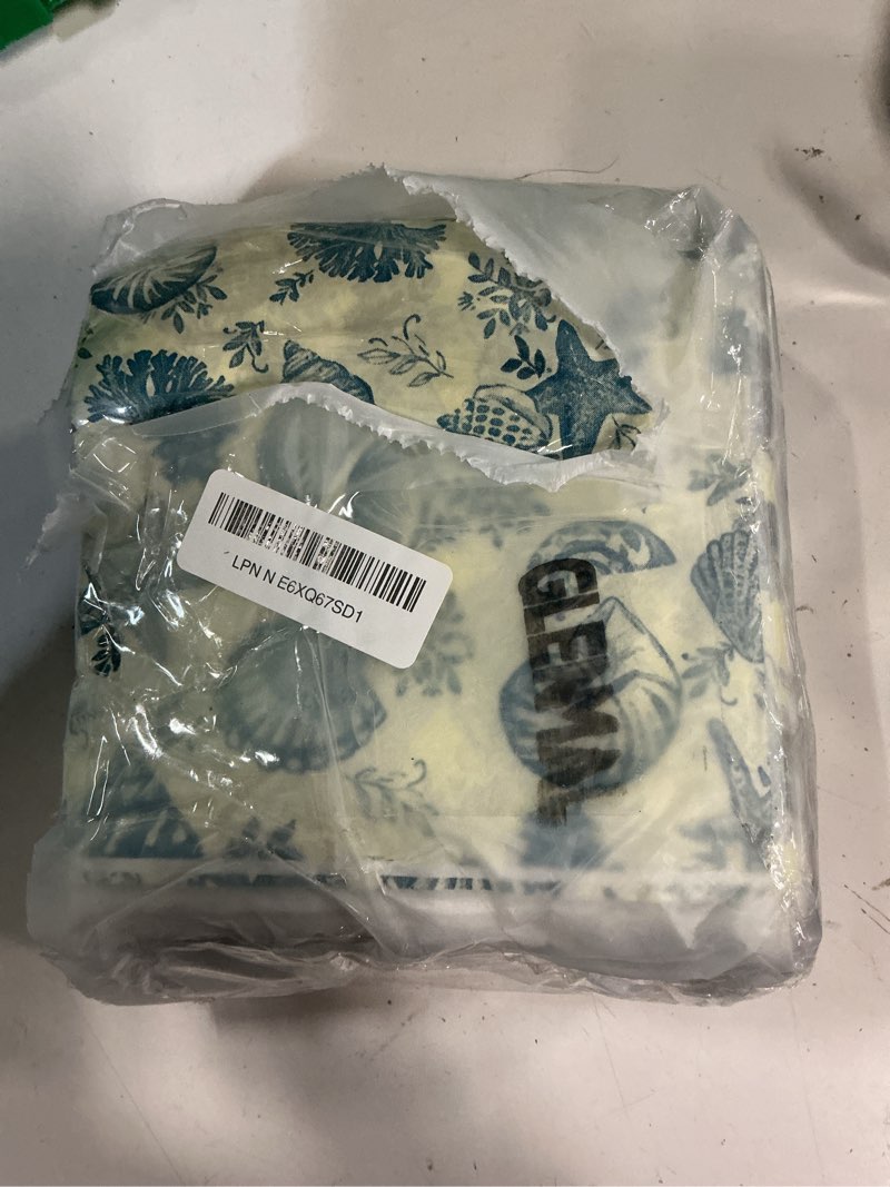 Condition photo showing Good Condition for glenmal 120 pack 13 inch coastal beach blue style decoupage napkins, 12 styles sea animal summer decorative cocktail napkins diy crafting guest tea party scrapbook holiday wedding baby shower 120 blue style
