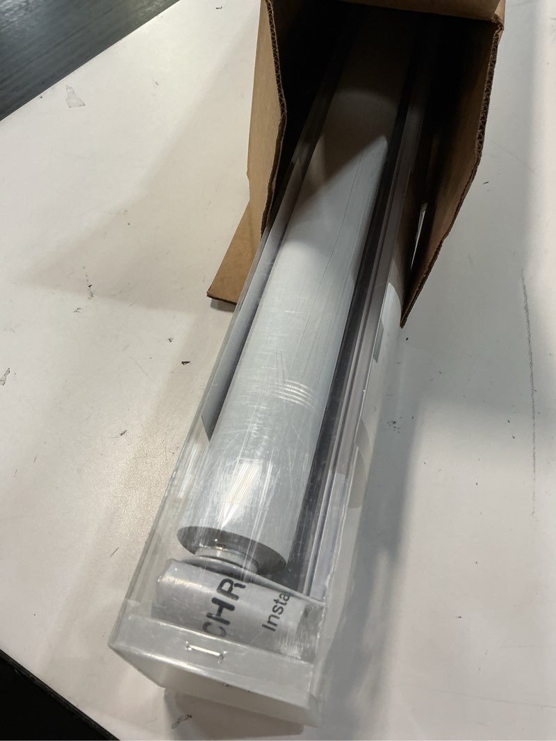 Condition photo showing Good Condition for chrisdowa cordless 100% blackout roller shade, with striped jacquard, thermal insulated, uv protection fabric, total blackout blinds for window, french doors, home and office. beige, 40" w x 72" h 40"w x 72"h beige