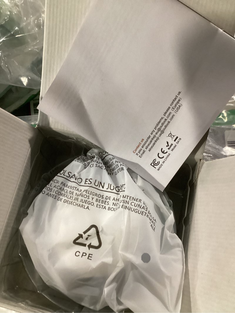 Condition photo showing Good Condition for FUNYKICH Travel White Noise Sound Machine with 24 Soothing Sounds, 7 Night Light, Portable Sound Machine for Baby Adult, 2 Recording Function, 50+ Hours Endurance, Wireless Speaker & Sleep Timer, Blue Blue 4.53"x4.53"x2"