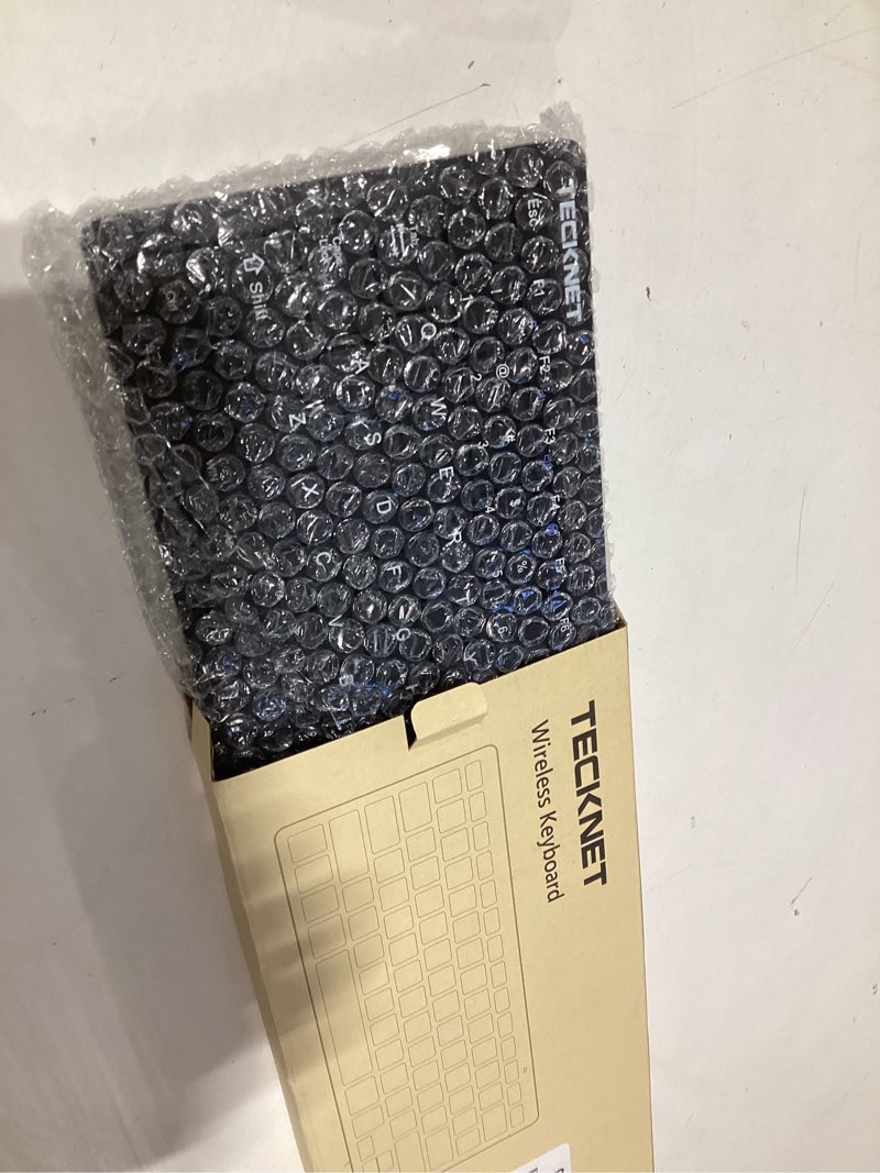 Condition photo showing Good Condition for tecknet 2.4g wireless keyboard - mini compact keyboard with media hotkeys, 12-month battery life, compatible with pc, desktop, laptop, smart tv - black