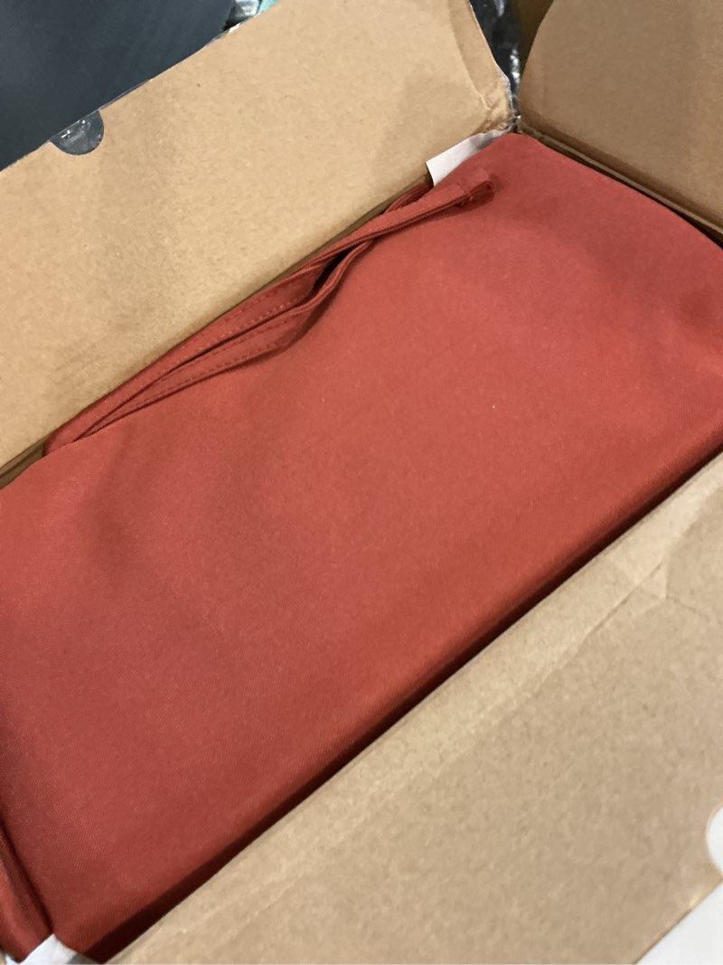 Condition photo showing Good Condition for favoyard outdoor seat cushion set 24 x 24 inch waterproof & fade resistant patio furniture cushions with removable cover deep seat & back cushion with tie straps for chair sofa couch spice 24 x 24 inch