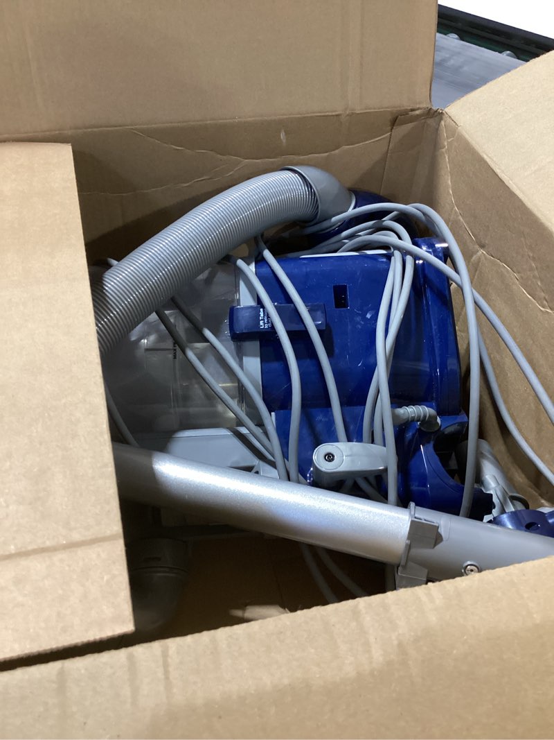 Condition photo showing As Is for Shark Upright Vacuum, Navigator Lift-Away Deluxe with Large Dust Cup Capacity, HEPA Filter, Swivel Steering, Upholstery Tool & Crevice Tool, Blue, NV360