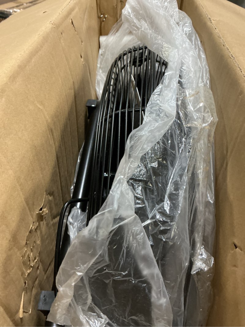 Condition photo showing Good Condition for iliving 20 inch 5800 cfm high velocity heavy duty metal floor wall fan, for office, commercial, workstation, greenhouse, garage, shop attic use, black, ul listed