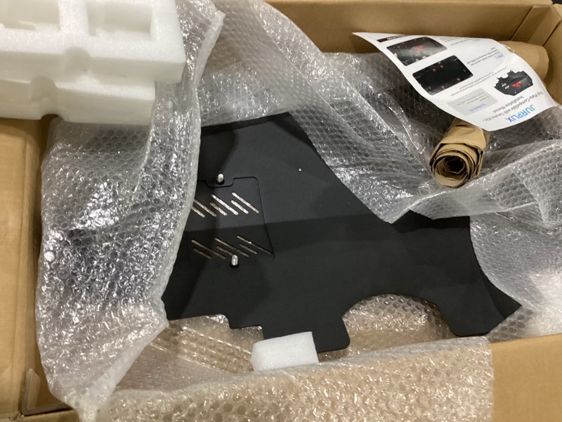 Condition photo showing As Is for Engine Front Skid Plate Compatible with 2024-2026 Toyota Tacoma 2WD & 4WD, Under Guard Splash Shield Fits Gas Models Only, Designed with Oil Drain Access, Direct Bolt-On Installation with Hardware Kit