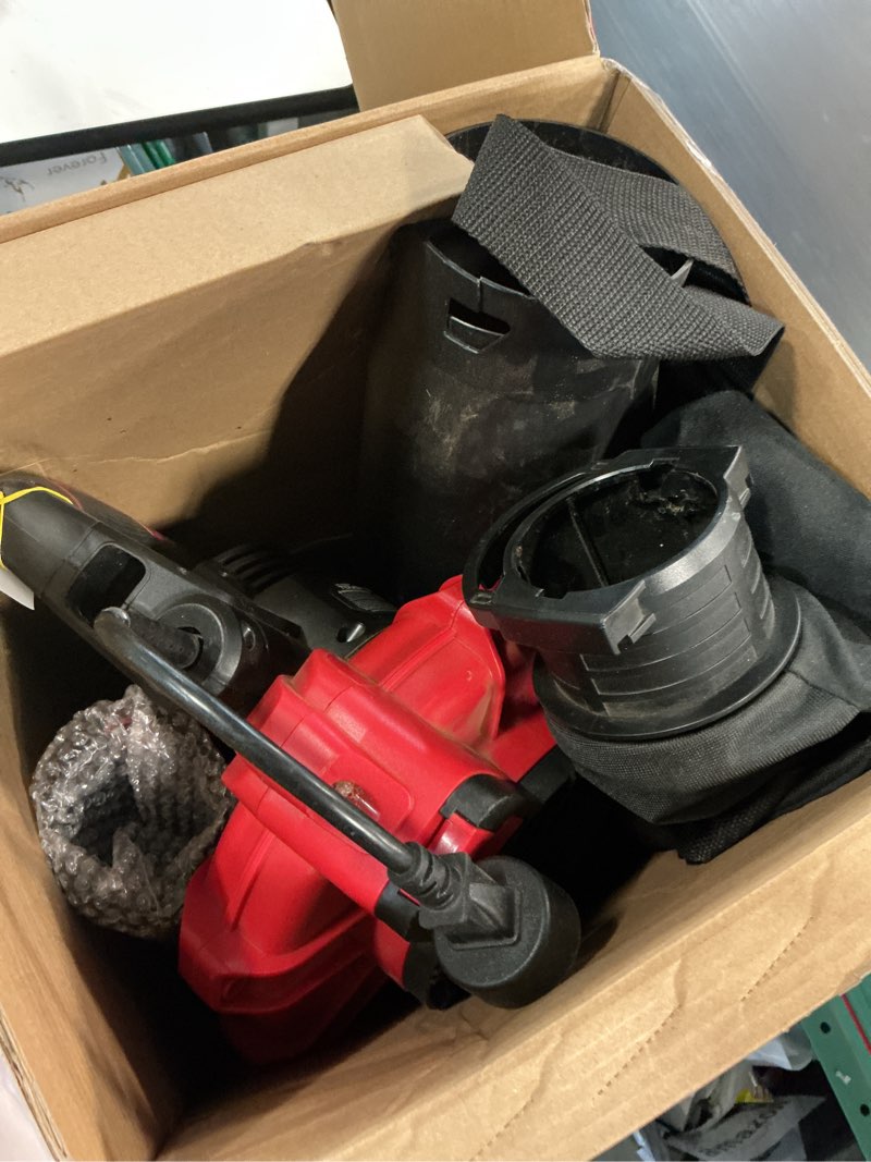 Condition photo showing As Is for hyper tough 12 amp electric blower and vac combo ht21-401-002-05 [new]