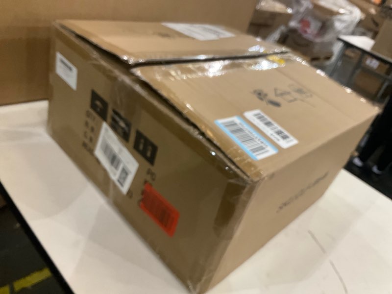 Condition photo showing As Is for VONLUCE Semi-Flush Mount Ceiling Light, 15.7" Modern 3-Light Ceiling Light Fixture with White Pleated Drum Shade 3 E26 Sockets for Bedroom Entryway Living Room, Nickel Finish, ETL Certificated Nickel 15.7"