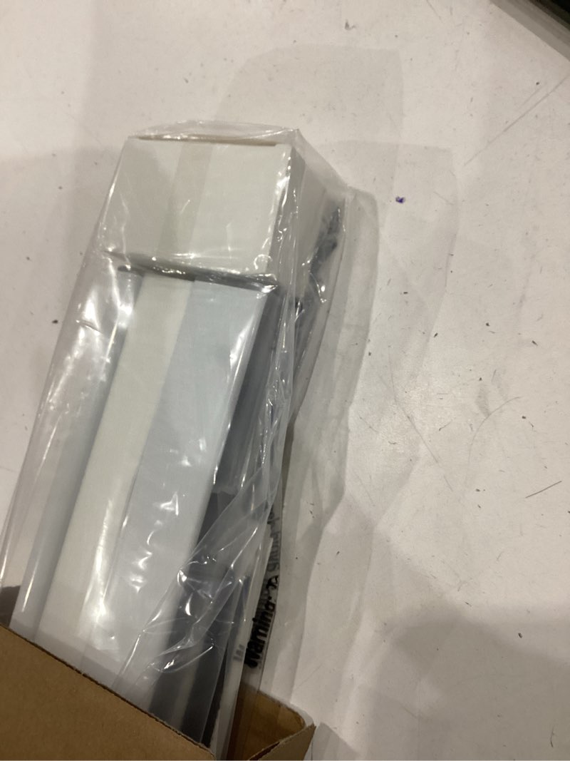 Condition photo showing Good Condition for lazblinds cordless cellular shades for french doors, no drill french door blinds for privacy, light filtering honeycomb shades for front door patio sliding glass door, 1 pack, 12" w x 70" h, white white-light filtering 12"w x 70"h