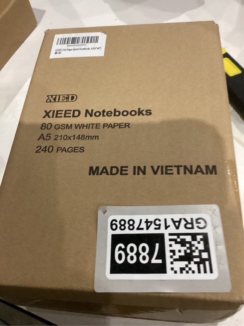 Condition photo showing New/Like New for 3 Pack Lined Notebook Set, Professional A5 Notebook for Adults on Work & Note Taking, 240 Pages Notebook with waterproof Cover