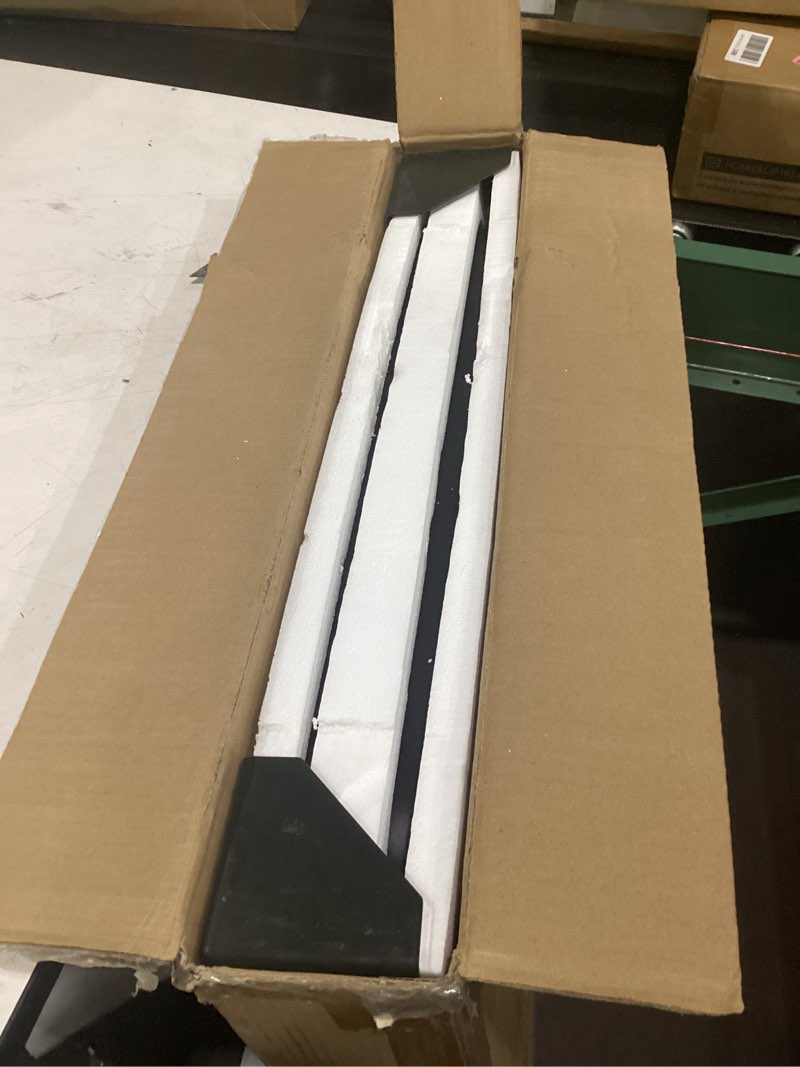 Condition photo showing New/Like New for ushower 2-pack black bathroom mirrors for over sink 24 x 36 inch, metal frame rectangle wall mirror, modern farmhouse vanity mirror, wall mounted matte black 24"lx36"w-2pcs