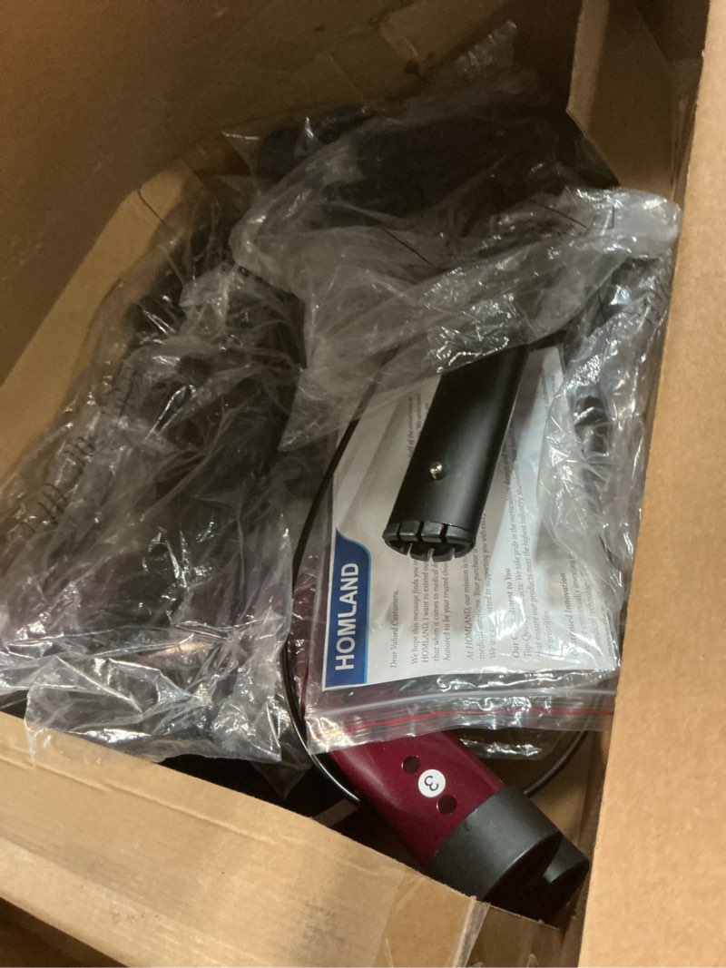 Condition photo showing As Is for HOMLAND 3 Wheel Walkers for Seniors, Foldable Wheeled Rollator with Cane Hold and Cup Hold, Lightweight Three Wheel Rolling Walker Height Adjustable for Seniors Black