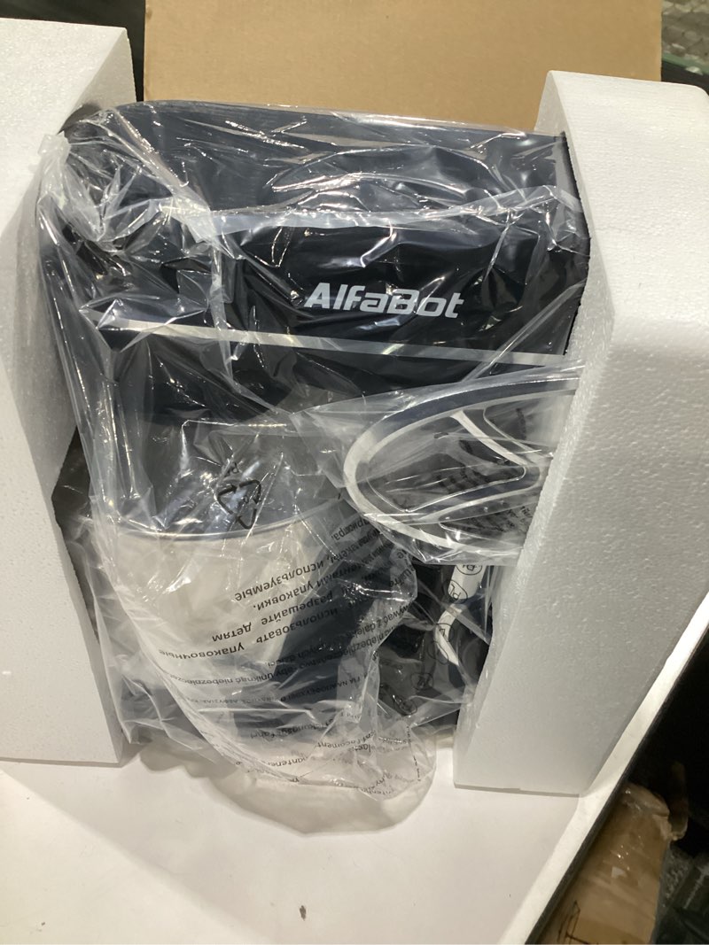 Condition photo showing Good Condition for stand mixer, alfabot sm-1531 4.8qt electric kitchen mixer with dough hook flat beater and whisk, tilt-head 10 speed food mixer with stainless steel bowl and splash guard