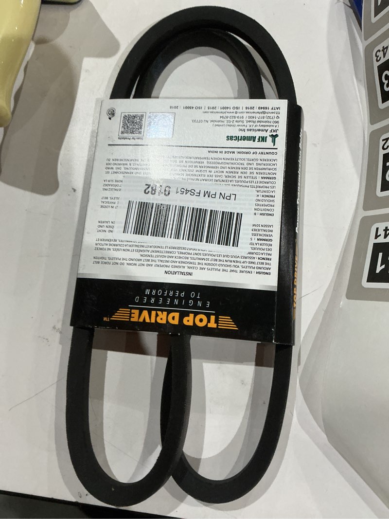 Condition photo showing Good Condition for a48/4l500, a/4l, classic wrapped v-belt, rubber, 1/2" x 50" outside circumference a48/4l500 1