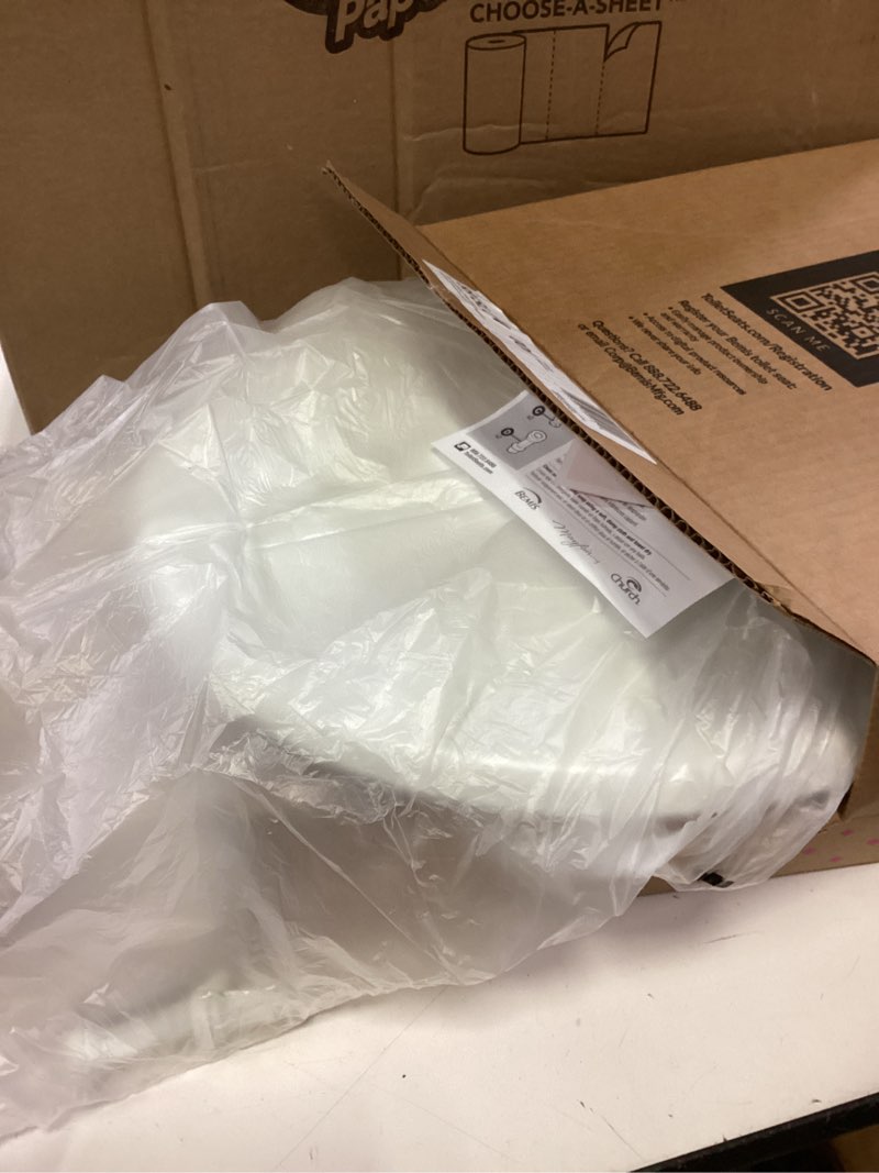 Condition photo showing Good Condition for Little2Big Toilet Seat with Built-In Potty Training Seat, Slow Close, Durable Plastic, Made in USA, ROUND, White