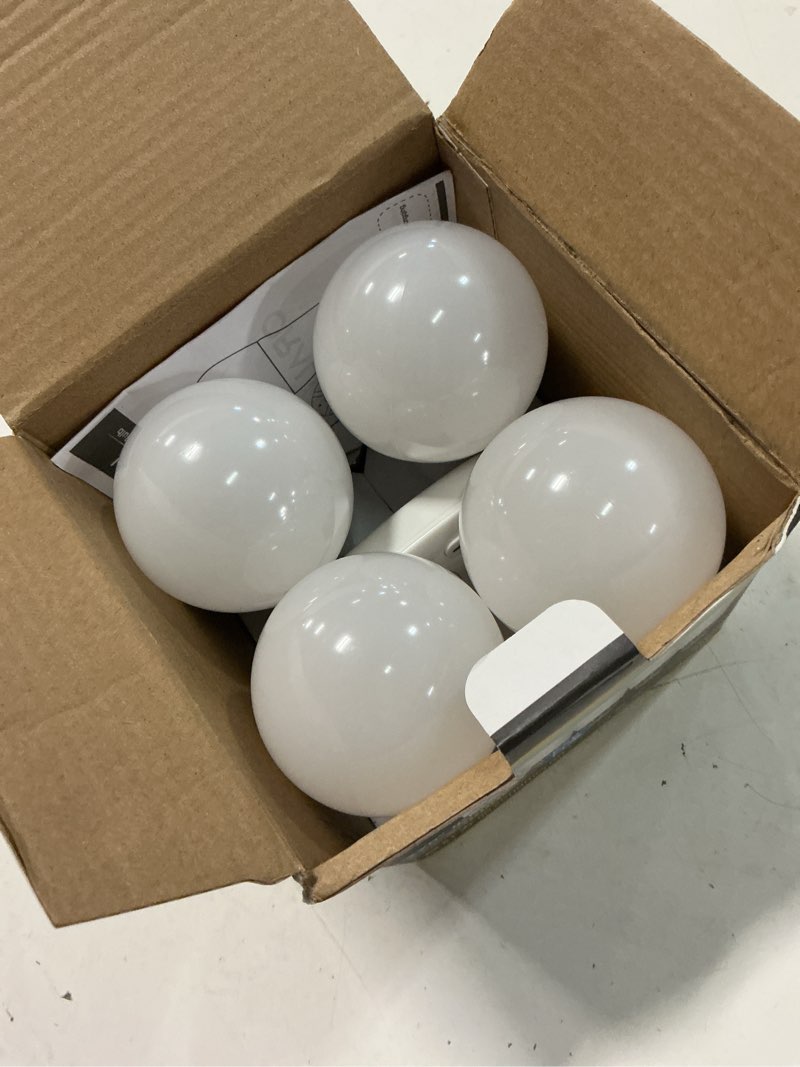 Condition photo showing New/Like New for oraluce led remote control light bulbs 60 watt equivalent, dimmable 2700-6500k lightbulbs e26 base, a19 bluetooth smart light bulb for lamp, bedroom, 4 pack with remote control