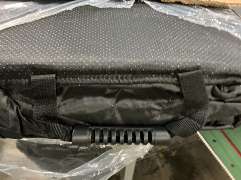 Condition photo showing Good Condition for peticon convertible back seat extender for dogs, dog car seat cover hard bottom holds 400 lbs, waterproof dog hammock backseat protector with mesh window for cars, trucks and suvs