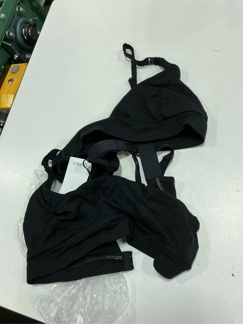 Condition photo showing As Is for micromodal nursing bra (2-pack), l, black