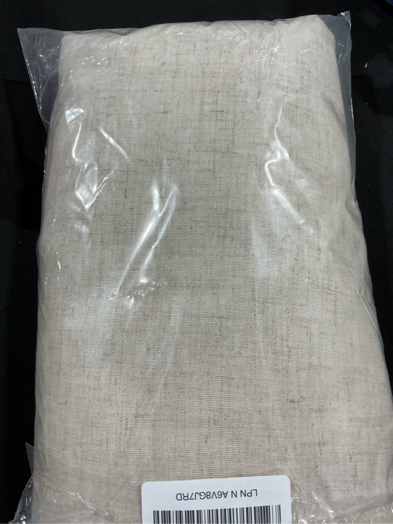 Condition photo showing Good Condition for MIULEE 84" Long Scalloped Linen Shower Curtain with 12 Metal Hooks Cute Extra Long Boho Heavy Duty W