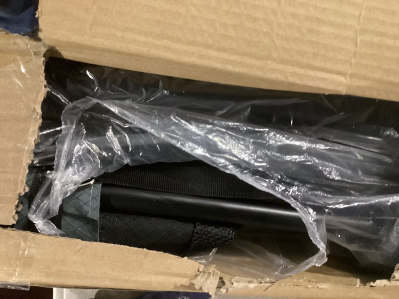 Condition photo showing Good Condition for REDCAMP 2 Pack Folding Tripod Stools for Adults, Lightweight Portable Camping Stools for Fishing Hunting Backpacking Traveling, Black Black - 2 Packs Basic