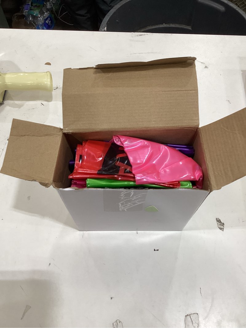 Condition photo showing Good Condition for 20 Pcs 41.34 Inch Jumbo Inflatable Crayons Neon Blow up Crayons Large Inflate Crayon Party Favors Giant Crayon Prop for Birthday Party Supplies Classroom Back to School Decorations