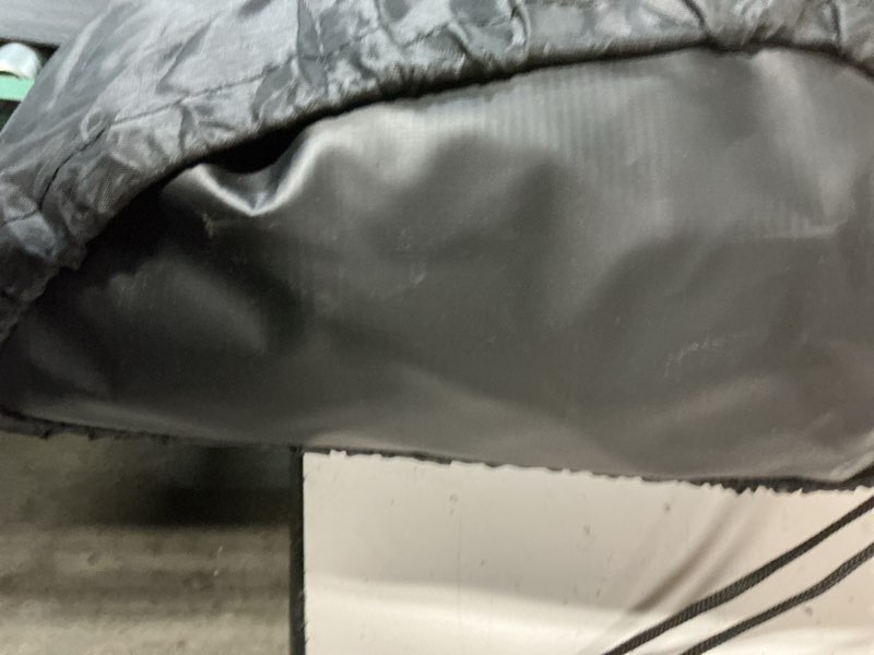 Condition photo showing New/Like New for car rooftop cargo carrier bag, 21 cubic feet 100% waterproof heavy duty 840d car roof bag for all vehicle with/without racks - anti-slip mat, 6 door hooks, storage bags, 2 extra straps, luggage lock black-21 cubic feet