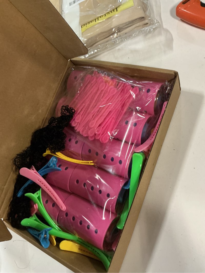 Condition photo showing New/Like New for 141 Pieces Hair Rollers Set Include 60 Plastic Hair Rollers (Multicolor,6 Size)