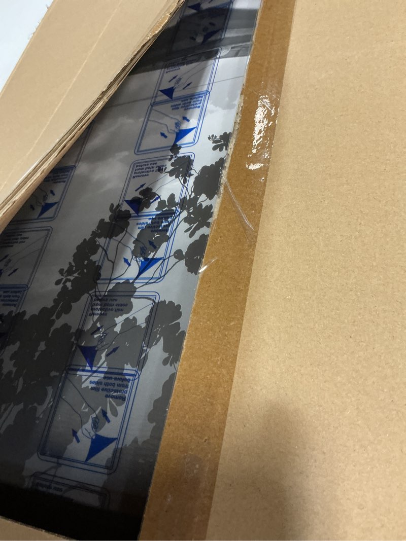 Condition photo showing New/Like New for americanflat 15x20 poster frame - black engineered wood with polished plexiglass - wide picture frame for vertical or horizontal wall display - epic collection - black 15x20 black